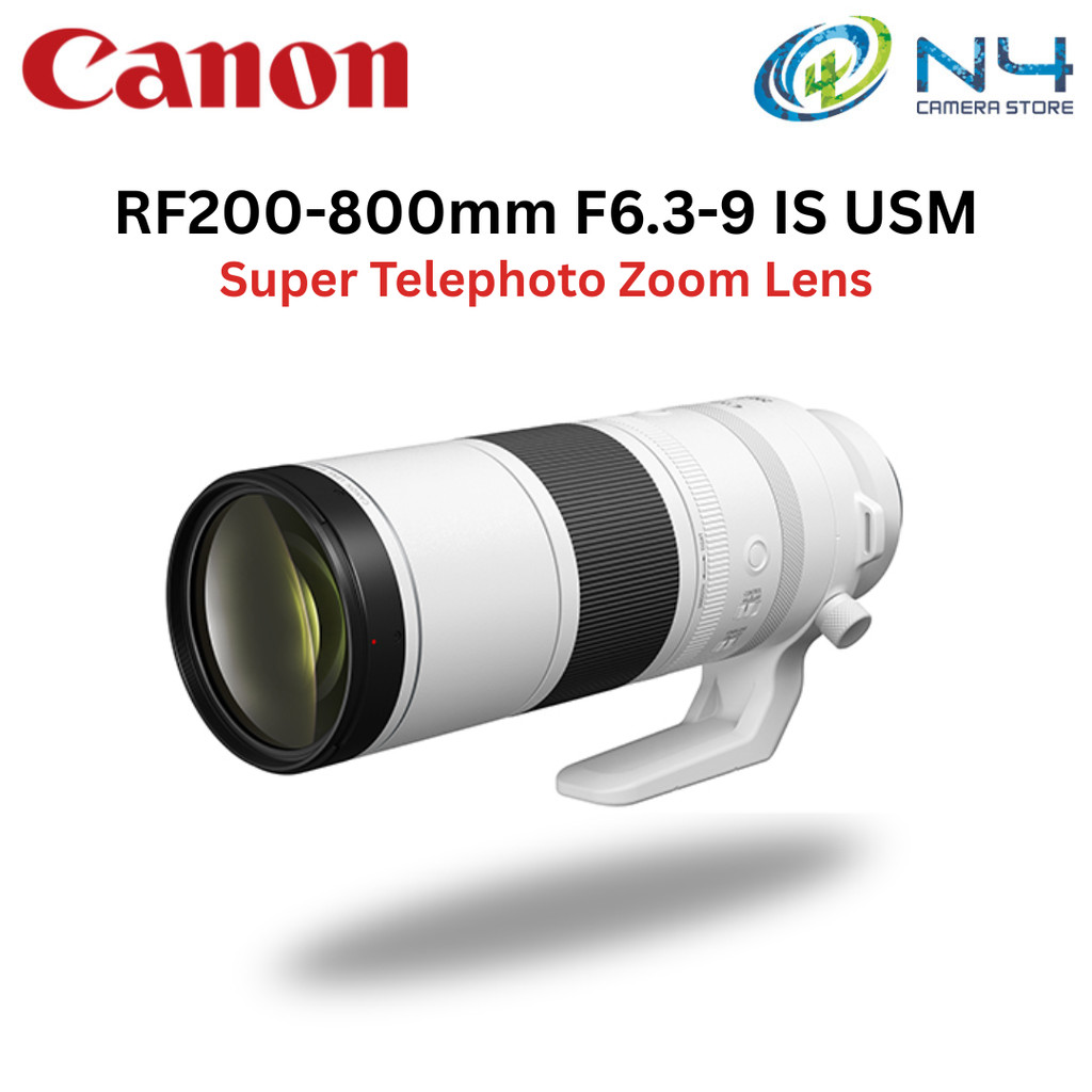 Canon RF 200-800mm F6.3-9 IS USM Super Telephoto Zoom Lens