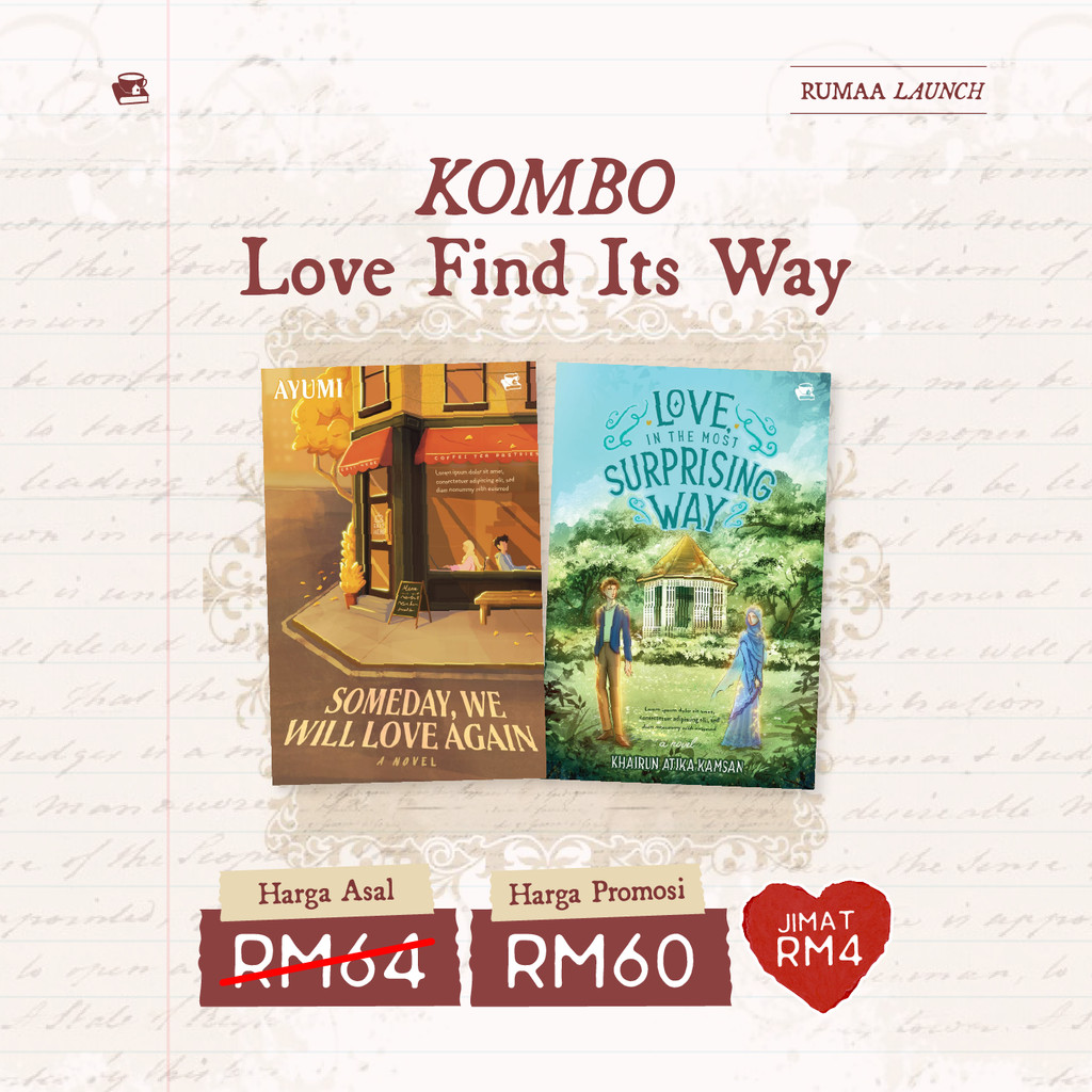 Kombo Love Find Its Way + [FREE] Coaster + Exclusive Die-Cut Bookmark PL Sept