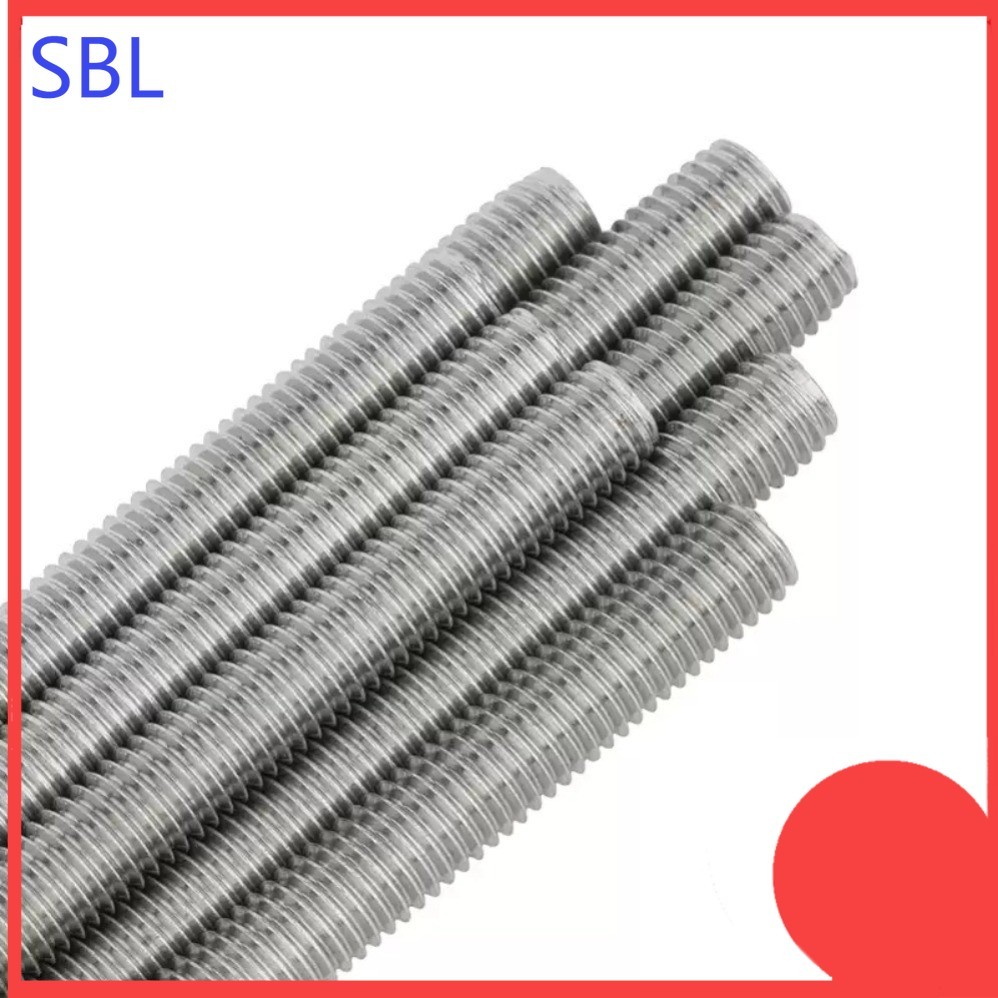 304 stainless steel full thread tooth stick tooth strip thick thread M2/M2.5/M3/M4/M5 * L16-500mm【SS-HX】
