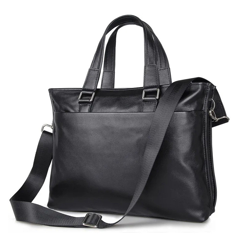 Strictly Selected Genuine Leather Briefcase Male Lawyer Bag Commuter Handbag First Layer Cowhide Computer Bag Portable Wear-Resistant Waterproof