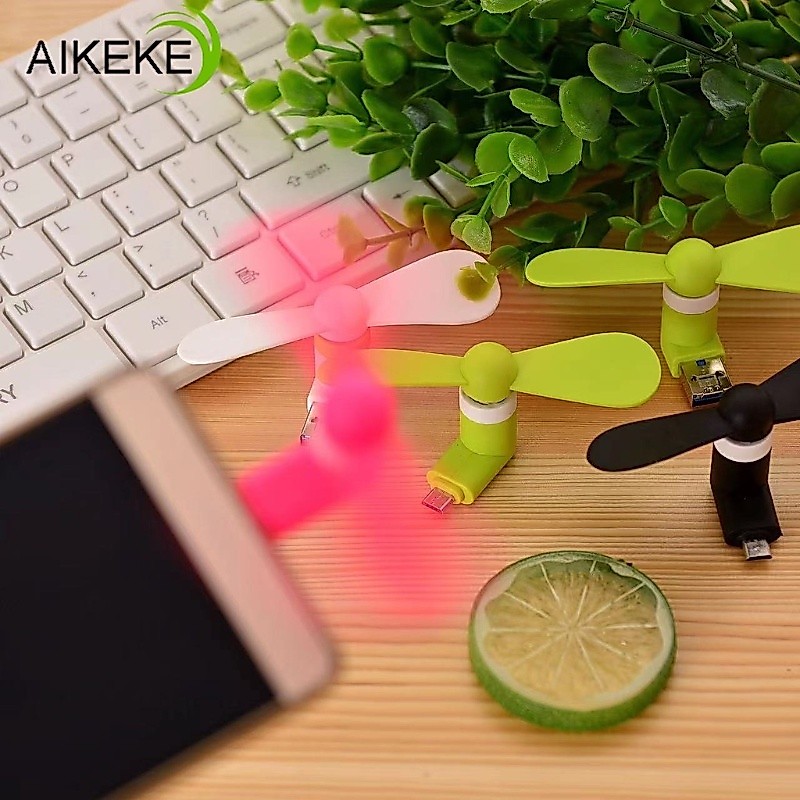Mini Fan Electronic Gadgets Summer Compatible For Tablet Power Bank Compatible For Micro USB Android Type-C Phone USB Flexible Bendable Fan USB Out Put Portable Fan