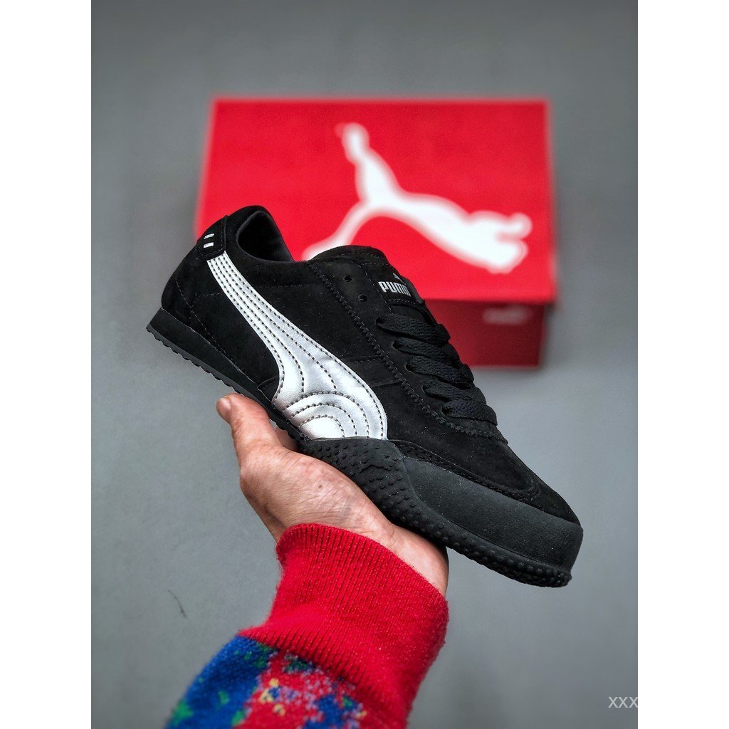 Puma shoes/Puma Bella UT Leather Men Women Casual shoes Casual Sneakers Retro Stadium Sneakers Lace-Up Dating Hip-Hop N7C8