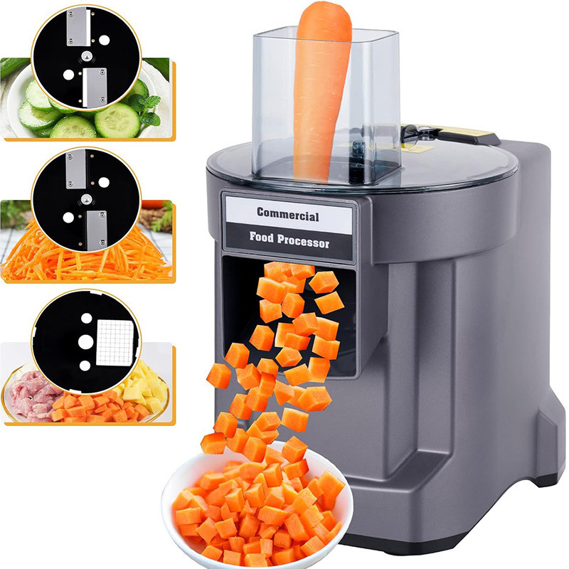 Mesin Pemproses Makanan Elektrik 3-Dalam-1 | 3-in-1 Electric Food Processor | 三合一多功能商用切菜机