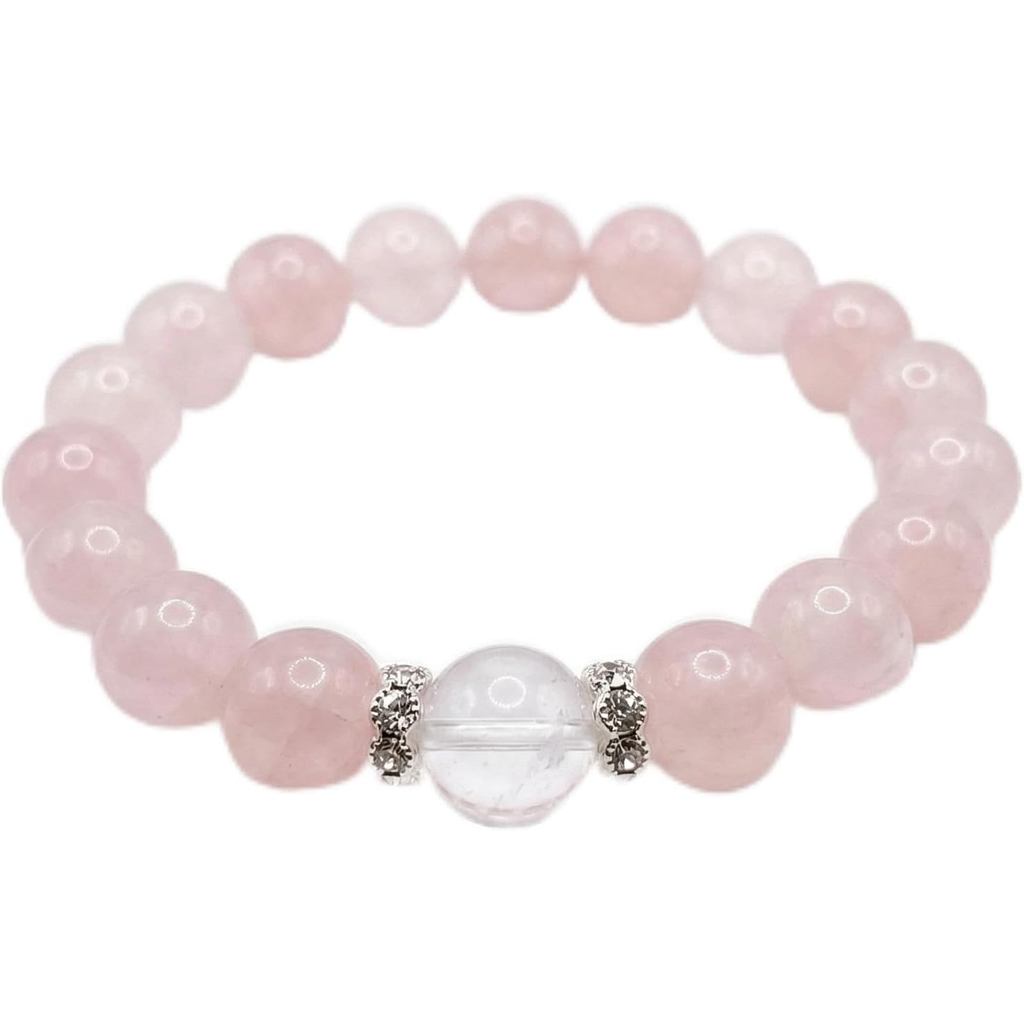 ZestBeads 10mm Natural Gemstone Bracelet for Women, Premium Crystal Beaded Energy Jewelry for Mindfulness & Meditation, Gift Ready Sustainable Cork Packaging