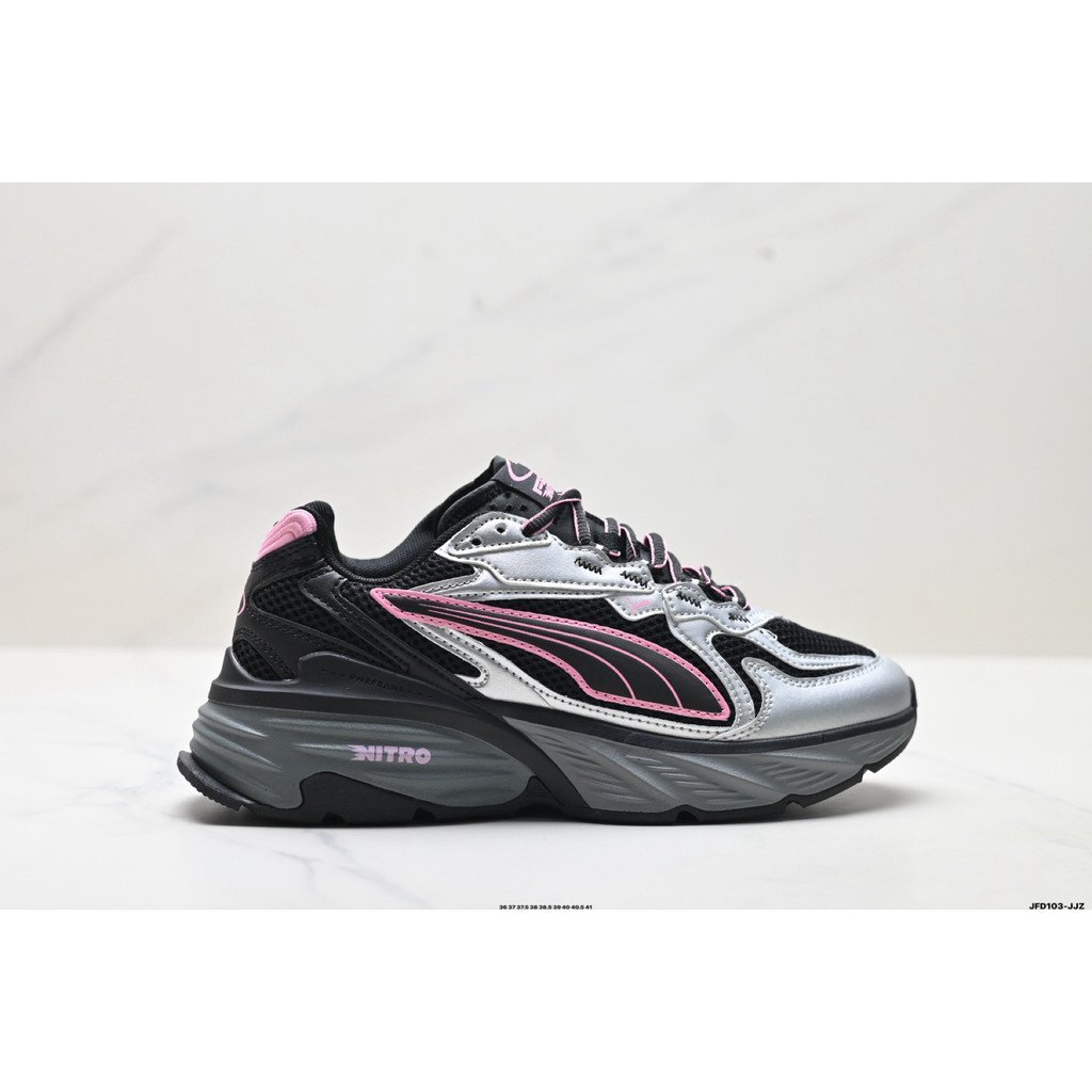 Puma shoes/Puma Fade Nitro Ls Men Women Dad shoes Casual shoes Casual shoes Thick-Soled shoes Daily Commuter Thick-Soled Heightened Retro Trend WZUR
