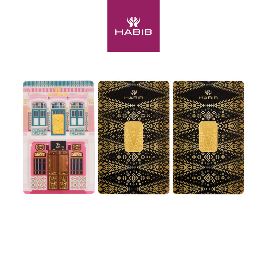 HABIB 2.5g Bundle 999.9 Gold Bar Songket (1g x 2pcs) - Manufactured&hellip;