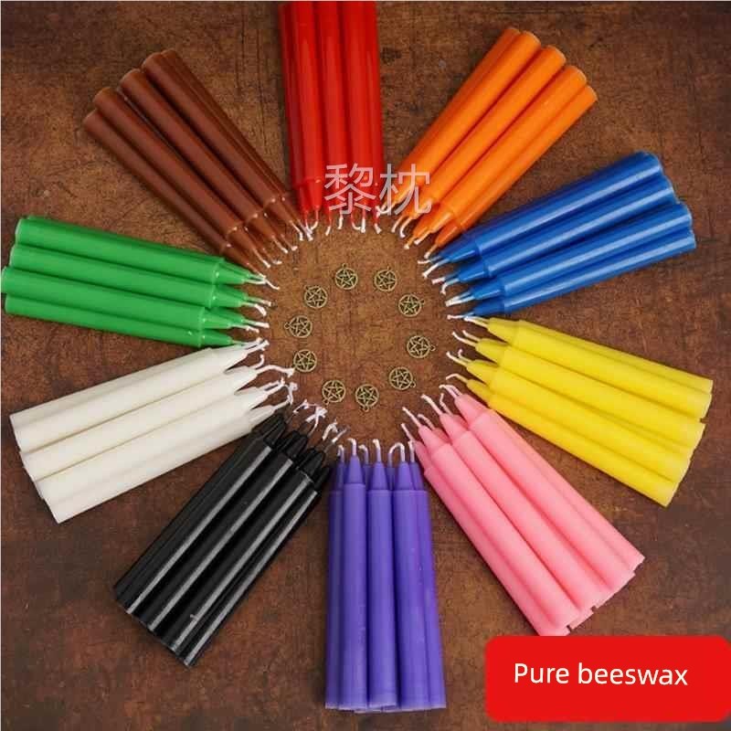 2026 中秋节灯笼彩色蜡烛 Mid Autumn Candle Festival Candle HOTSELLING Moon Cake Festival Lantern Candle Handmade pure rod wax red green white yellow black blue purple orange orange twig long rod slender candle