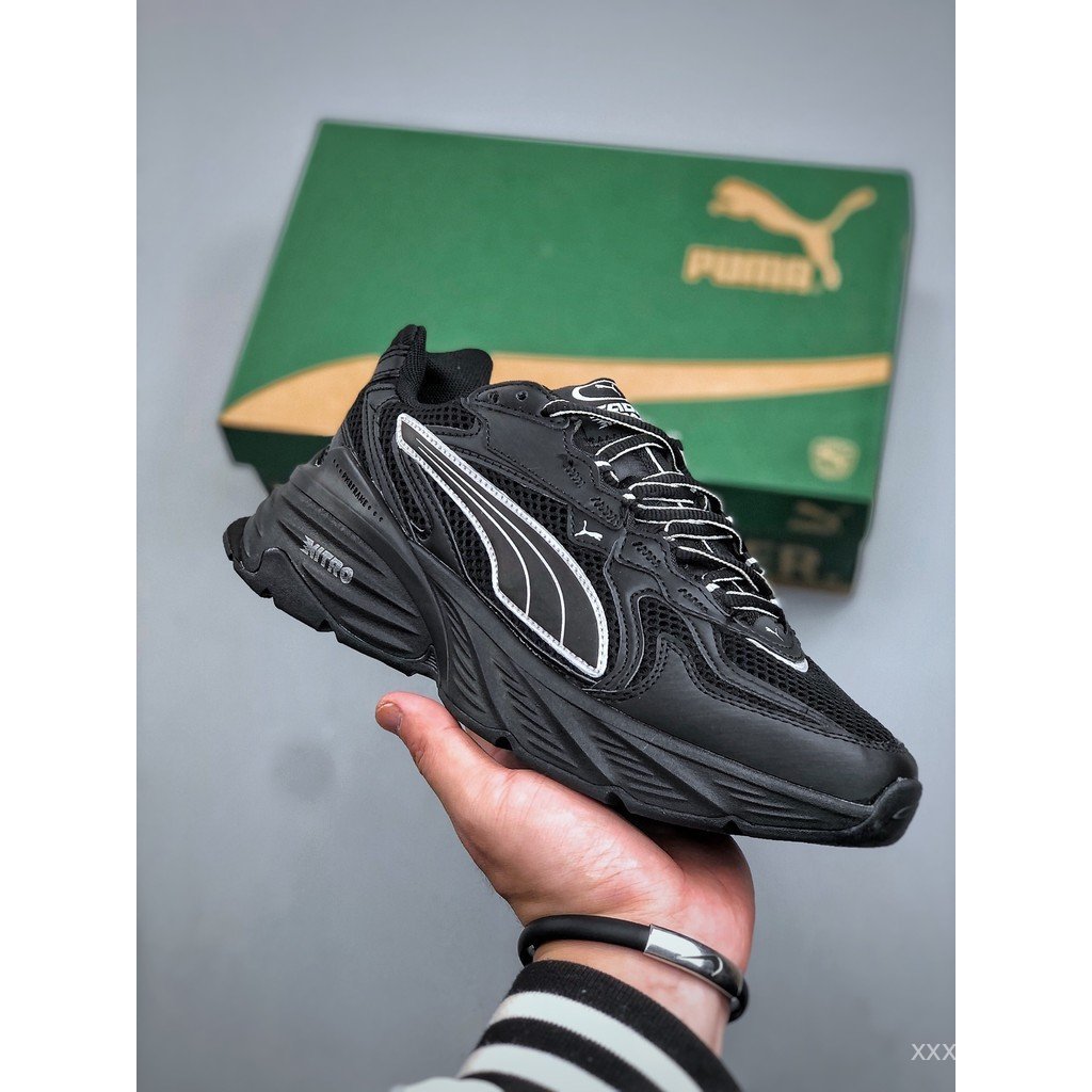 Puma shoes/Puma Fade Nitro Ls Men Women Dad shoes Thick-Soled shoes Cross Country Running shoes Hiking shoes Hip-Hop Daily Commuter Casual All-Match PIB3
