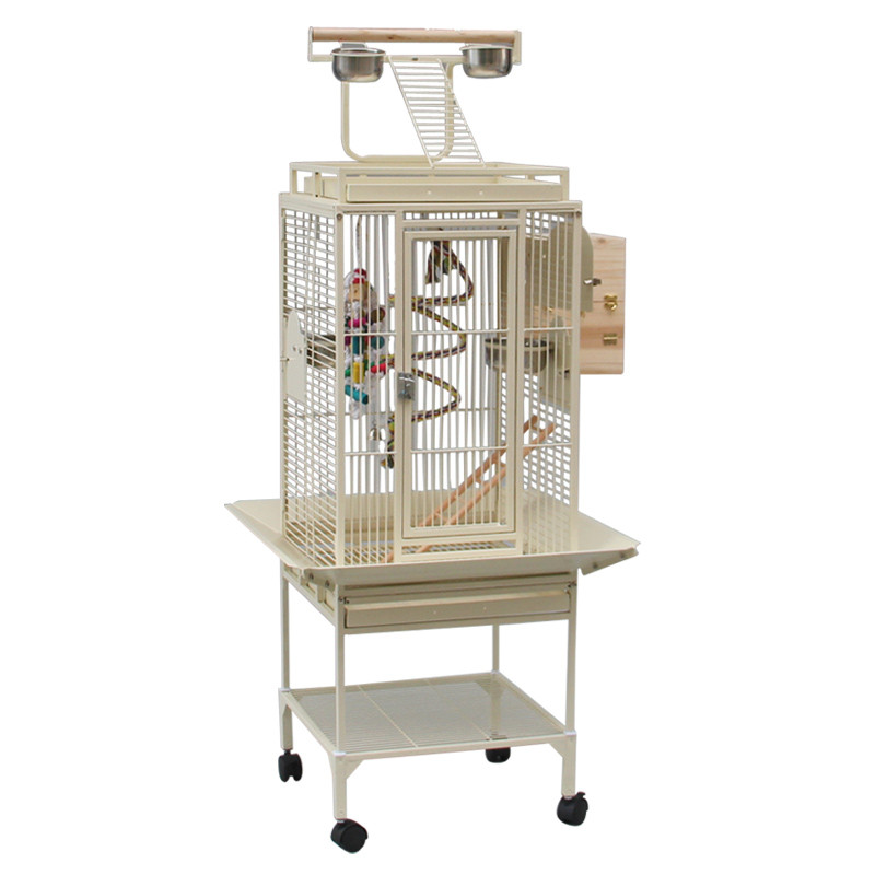 Candle Parrot Cage Large Villa Luxury Metal Birdcage Grey Parrot Eclectic Birdcage Large 8118