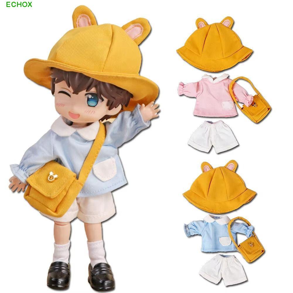 Echox Ob11 Doll Clothes, Kindergarten Rabbit Bear Ears Obitsu11 School Uniform, Girl Gi…
