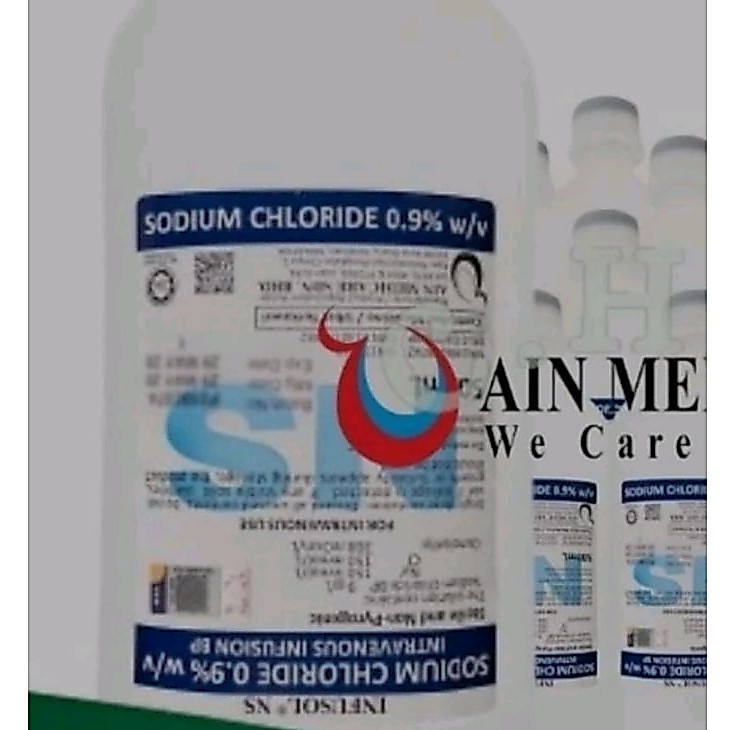 NS Solution for Drip/ Normal water Saline various sizes air garam