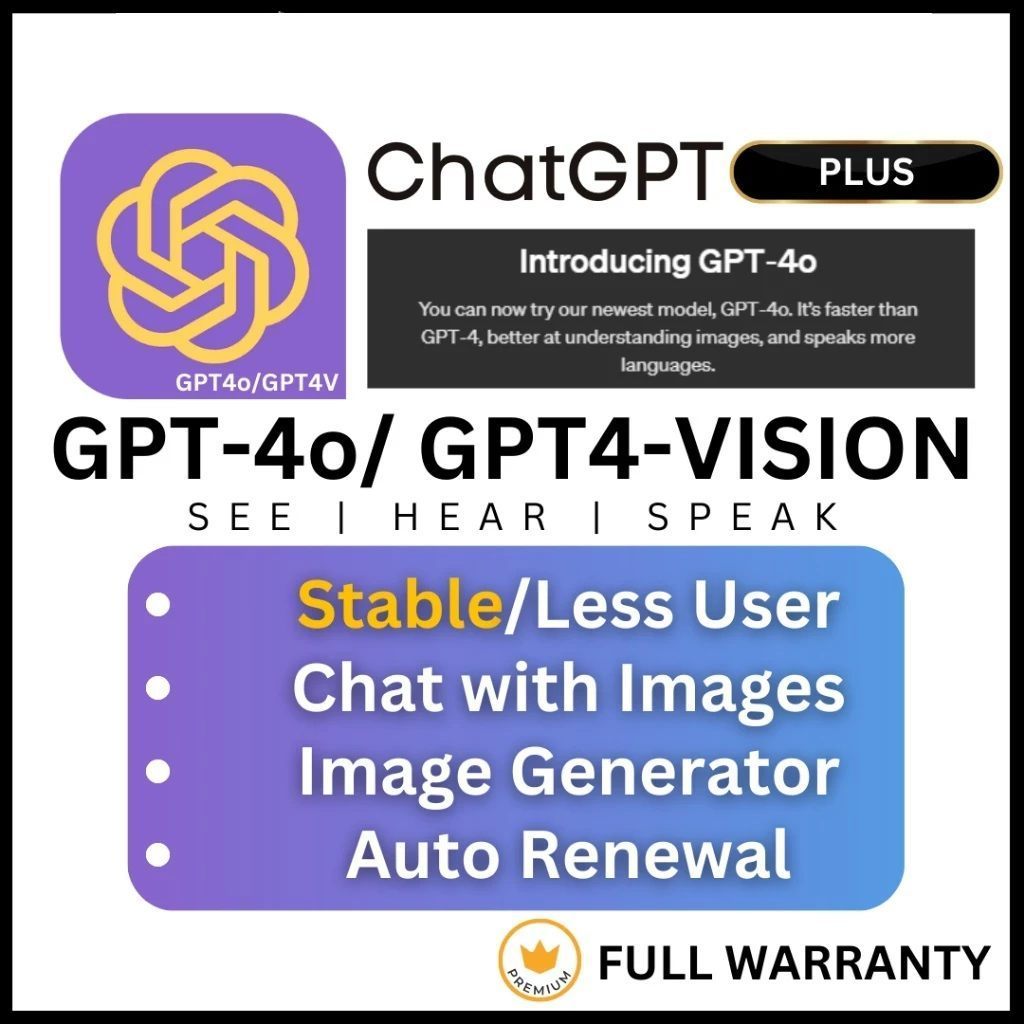 Microsoft Copilot Pro + 365 GPT-4 GPT-4 ChatGPT Alternative Microsoft Copilot Account Microsoft 365 ChatGPT Account