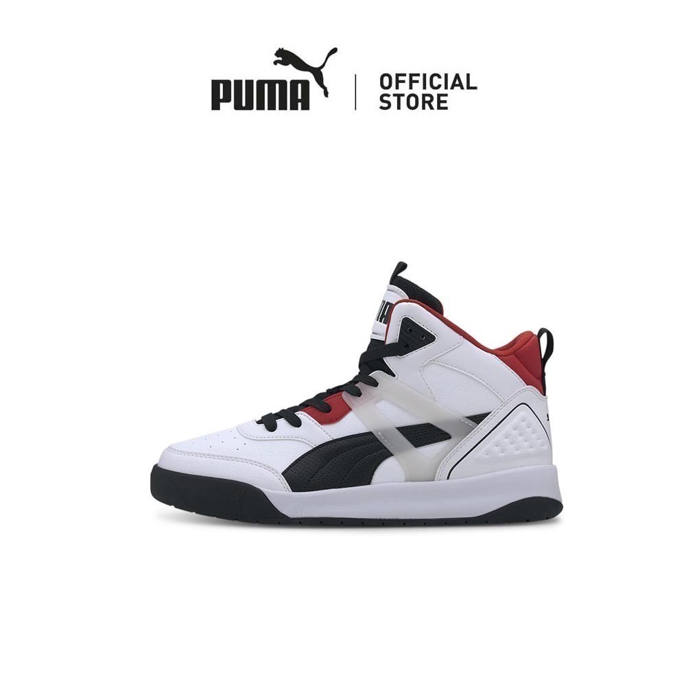 PUMA Unisex Backcourt Mid Shoes - White