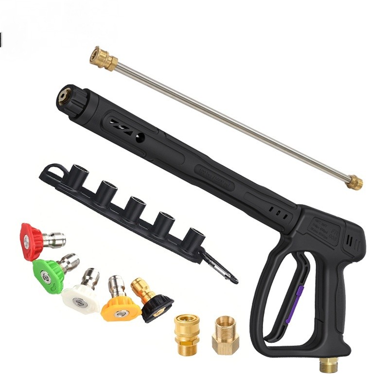 [Anyuan Featured] TEME High Pressure Washer High Pressure Water Gun 400bar-5800psi with 5 Colors Nozzle Extension Rod Nozzle Nozzle