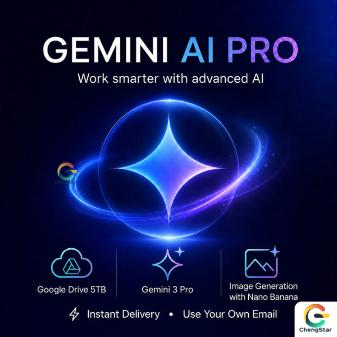 Gemini AI PRO PLAN 🔥 AI VIDEO | OWN EMAIL PRO AI MODEL | 5TB GOOGLE DRIVE STORAGE | GOOGLE GEMINI PRO