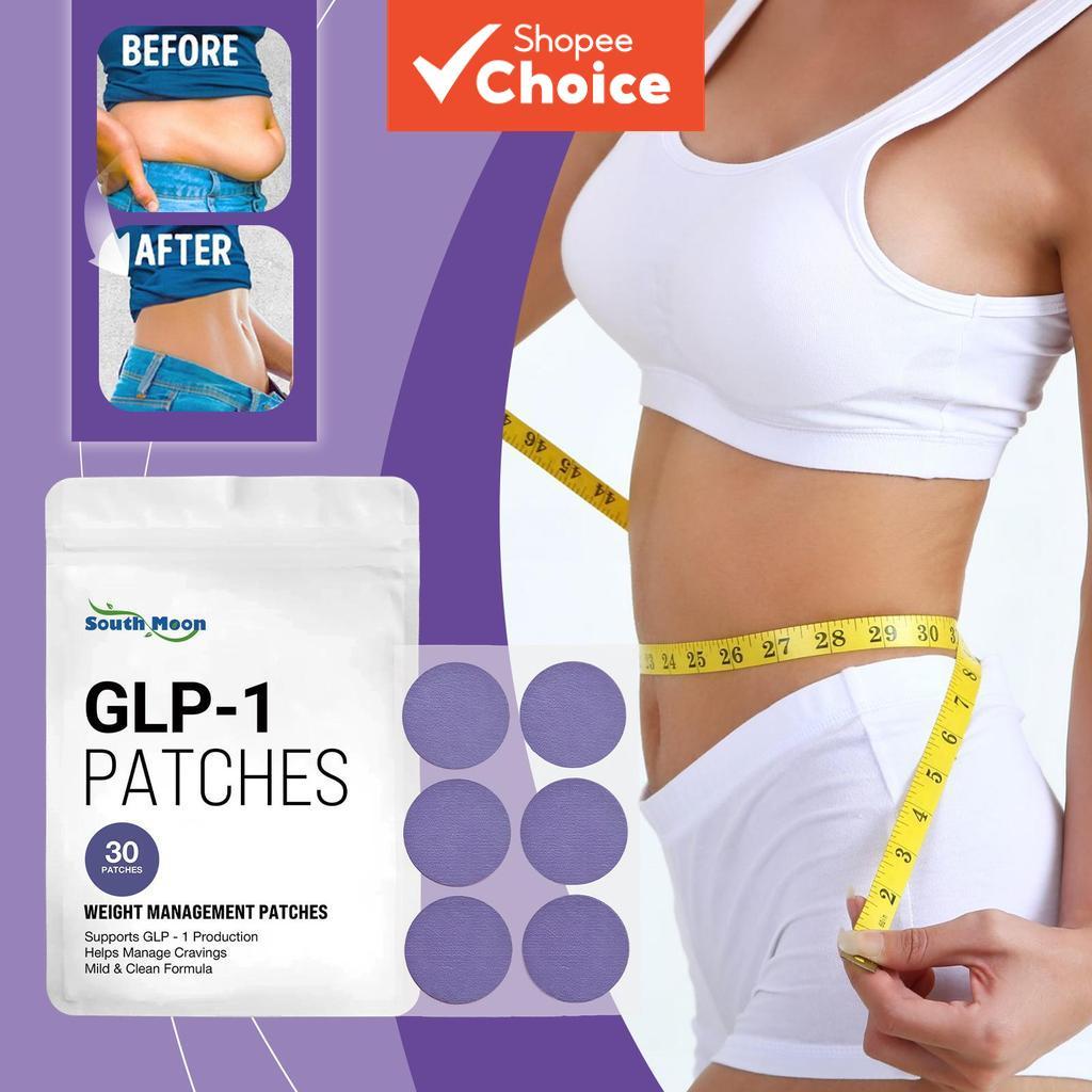 Advanced Targeted Body Patches 30PCS with Lavender Oil & Peptide – Appetite Support, Weight Balance, Craving Manager | Herbal Patch, Slimming Support, Daily Wear Tampalan Badan Sasaran 30 Keping dengan Minyak Lavender & Peptida – Sokongan Selera Makan,