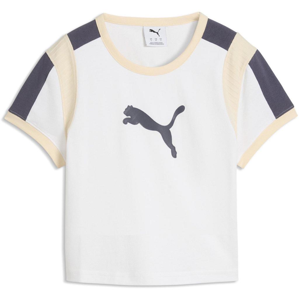 Puma Womens Women's Ringer Baby T-Shirt (Puma White) - Sports Direct