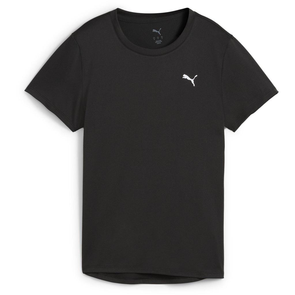 Puma Womens Women's Tad Ess Crew Short Sleeve Performance Gym Top (Puma Black) - Sports Direct