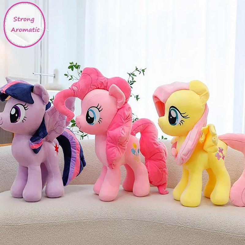 STRO 30CM My Little Pony Kawaii Toys Pinkie Pie Fluttershy Twilight Sparkle Soft Stuffed Dolls Ornaments Plushie Gifts For Kids MY