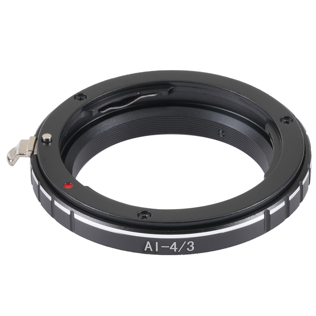 JMT Aluminum Alloy AI-4/3 Lens Adapter Ring Suitable for Nikon AI (D) AIS Lens for Olympus 4/3 Body