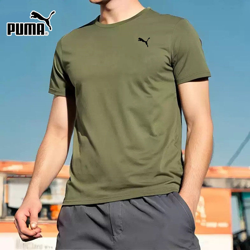 Inter 丨 PUMA PUMA Quick-Drying Clothes Men Short-Sleeved t-Shirt 2026 Summer New Style Sportswear Running Round Neck Half-Sleeved