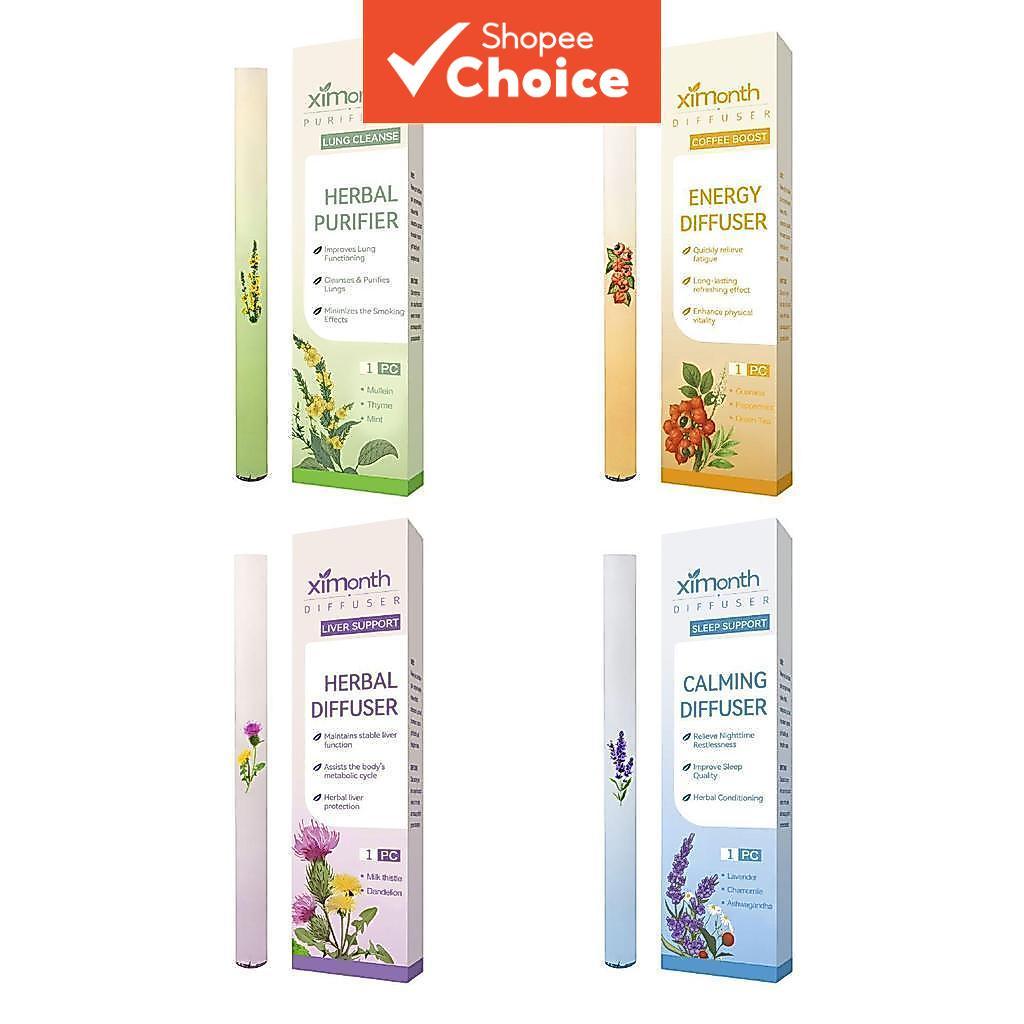 Herbal Diffuser Pen, for All-Day Energy, Herbal Purifier, Crisp Cooling Aroma, Portable Long-Lasting 1PC Herbal Diffuser Stick