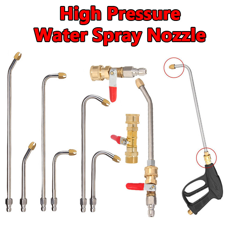 High  Pressure Power Water Spray Wand Nozzle Multi-Angle Pressure Washers Extension Wand Clean Tool
