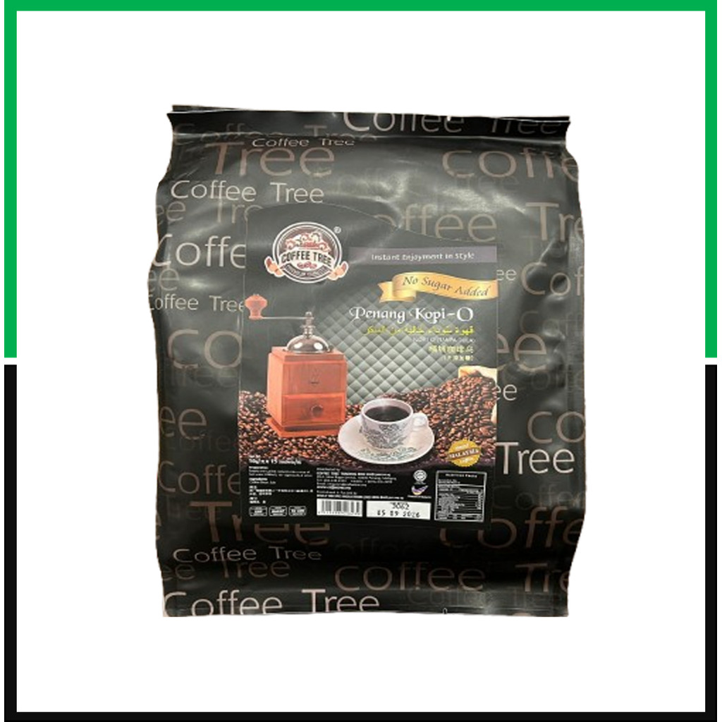 Coffee Tree Premium Sugar Free Penang Kopi O (12g x 15's) PM03