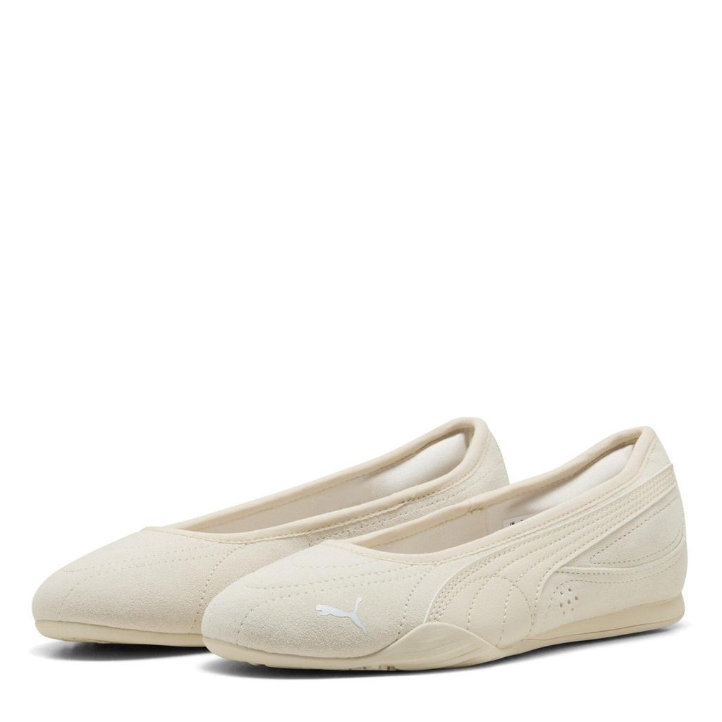 Puma Womens Women's Soleil Balerina Low-Top Trainers (Snow/Puma White) - Sports Direct