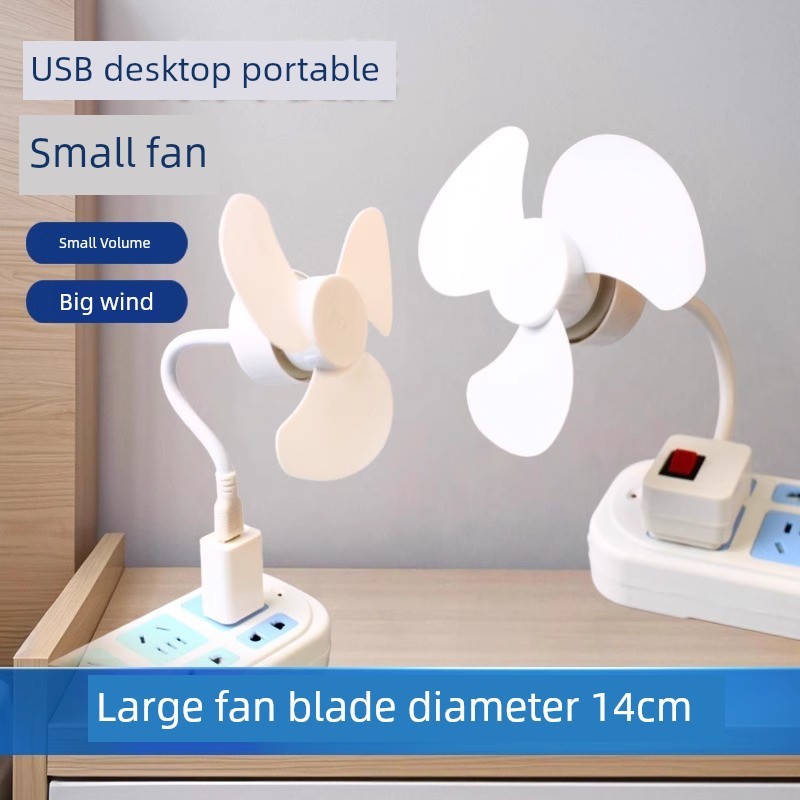 usb kipas mini kipas mini bateri tahan lama kipas usb kereta Long USB Small Fan Mini Socket Type Handheld Desktop Small Cyclone Kitchen Student Dormitory Bedside Plug-In Type
