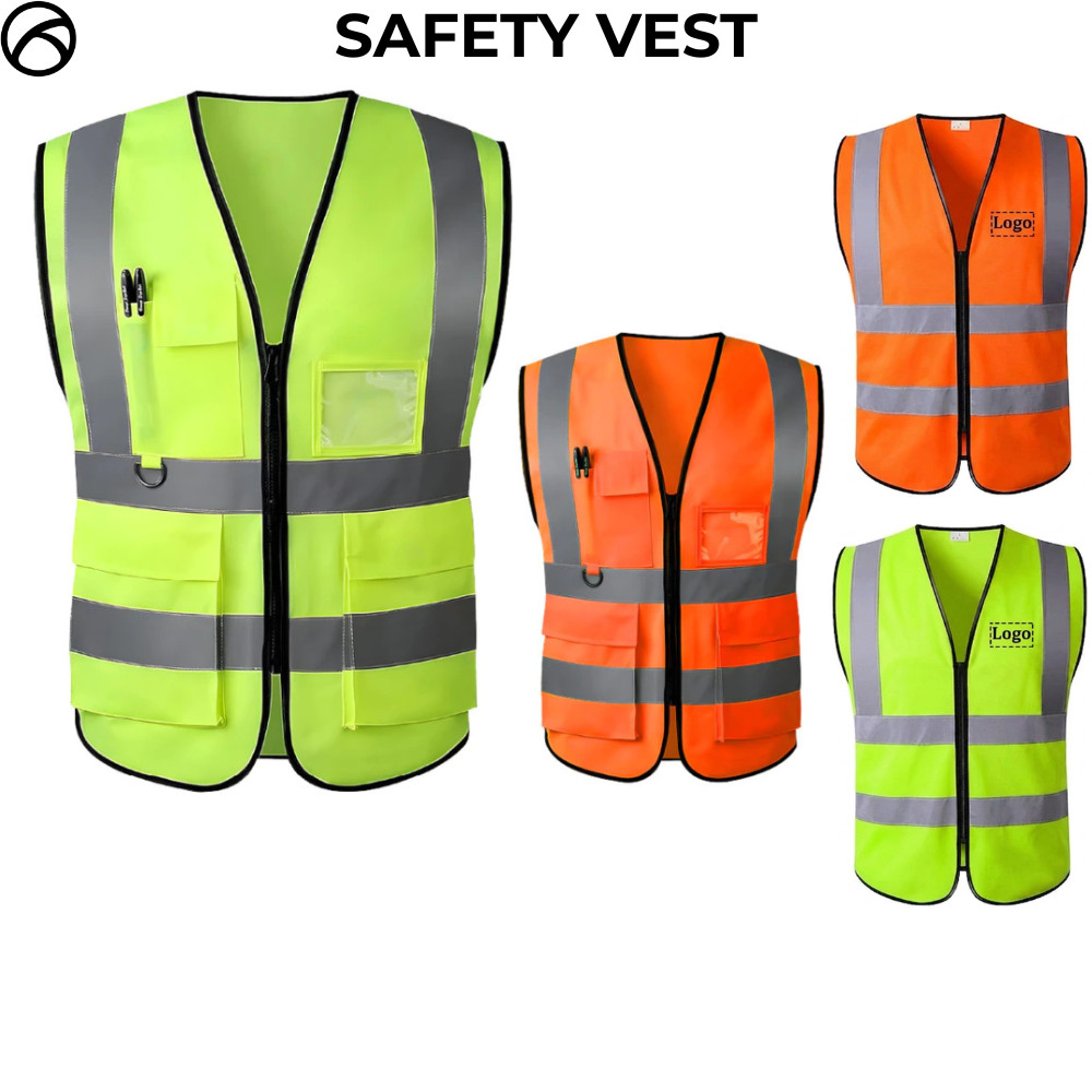 Reflective Safety Vest Unisex Adult Fluorescent Green Construction Site Night Protective Clothing