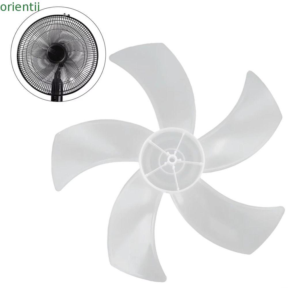 ORIENMY Five Blades Fan, Slow Noise Plastic Fan Blade, Durable Big Wind Fan Accessories for Pedestal Fan Table Fan Wall Fan