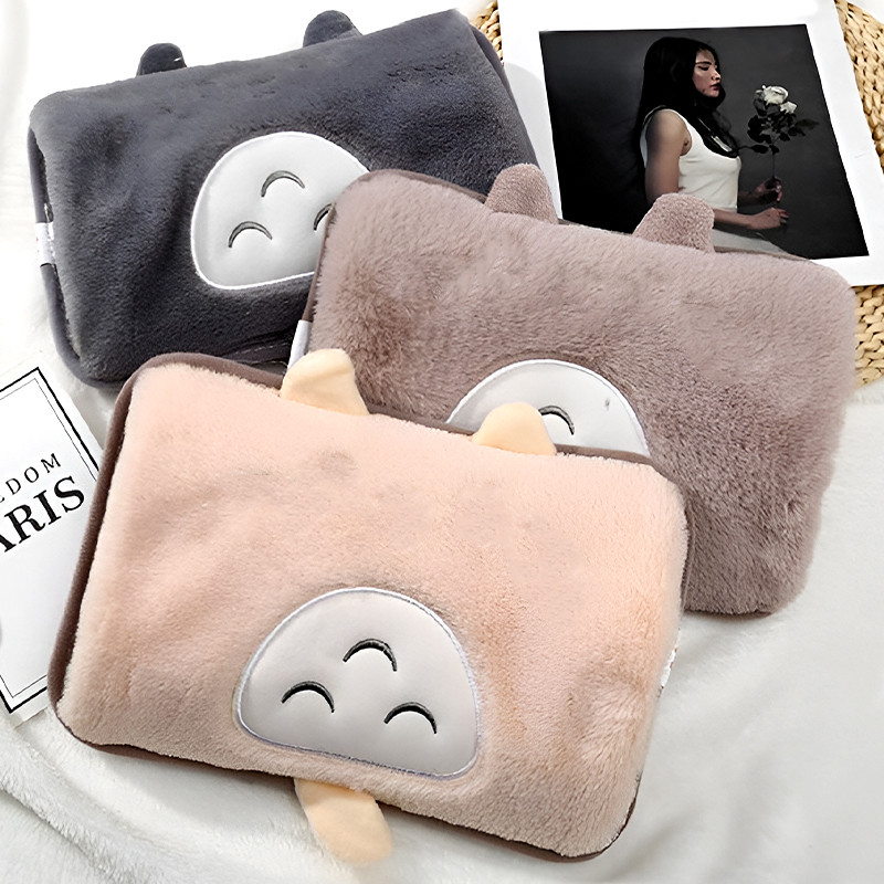 Electric Hot Water Bag Period Pain Relief Cute Heat Pad Hand Warmer Pouch Elektrik Bantal Panas 热水袋