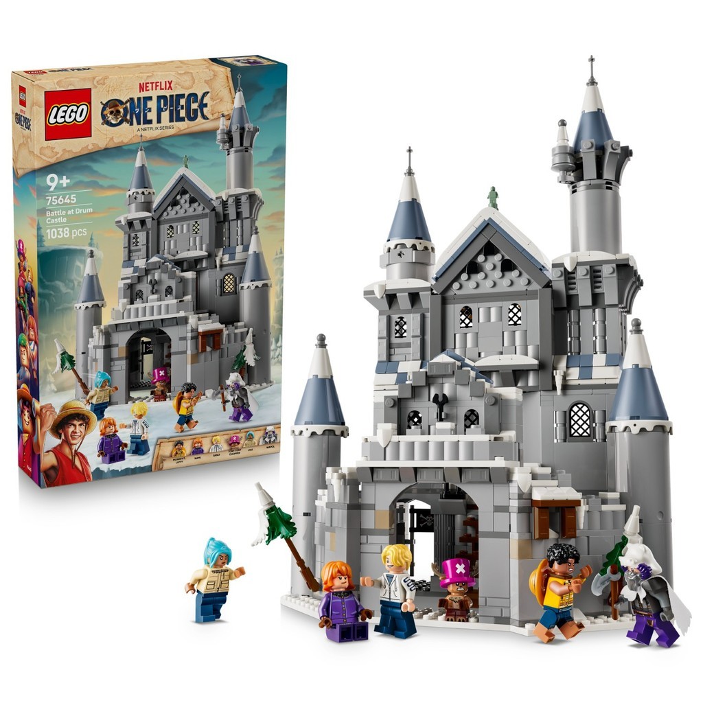 LEGO 75645 ONE PIECE Battle at Drum Castle Building Toy Set (1038 Pieces)