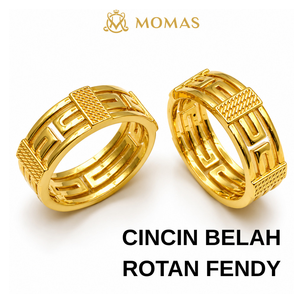 Cincin Belah Rotan GG 5D Emas 916 Original Cincin Emas 916 Bajet Cincin Batu Emas 916 Tulen Cincin GG 5d Emas 916