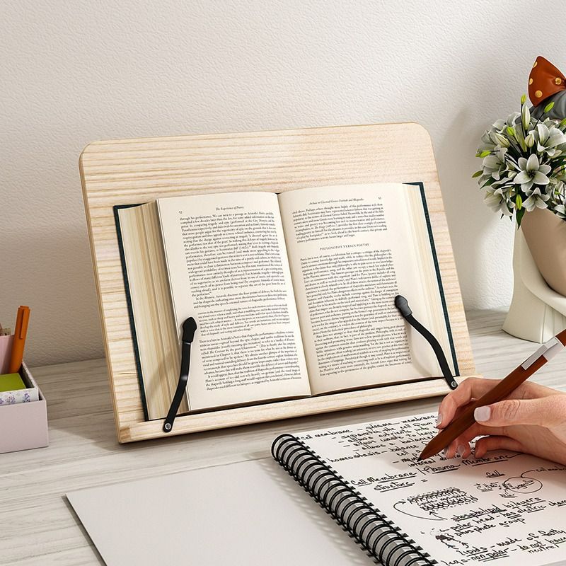 Edisi Terhad Tempat Bacaan Pemegang Buku Pendirian Komputer Pendirian Sokongan Rak Buku Peperiksaan Kayu Desktop Klip Buku Pelajar Membaca Klip Buku Artifak Klip Buku Tetap Tablet Boleh Laras