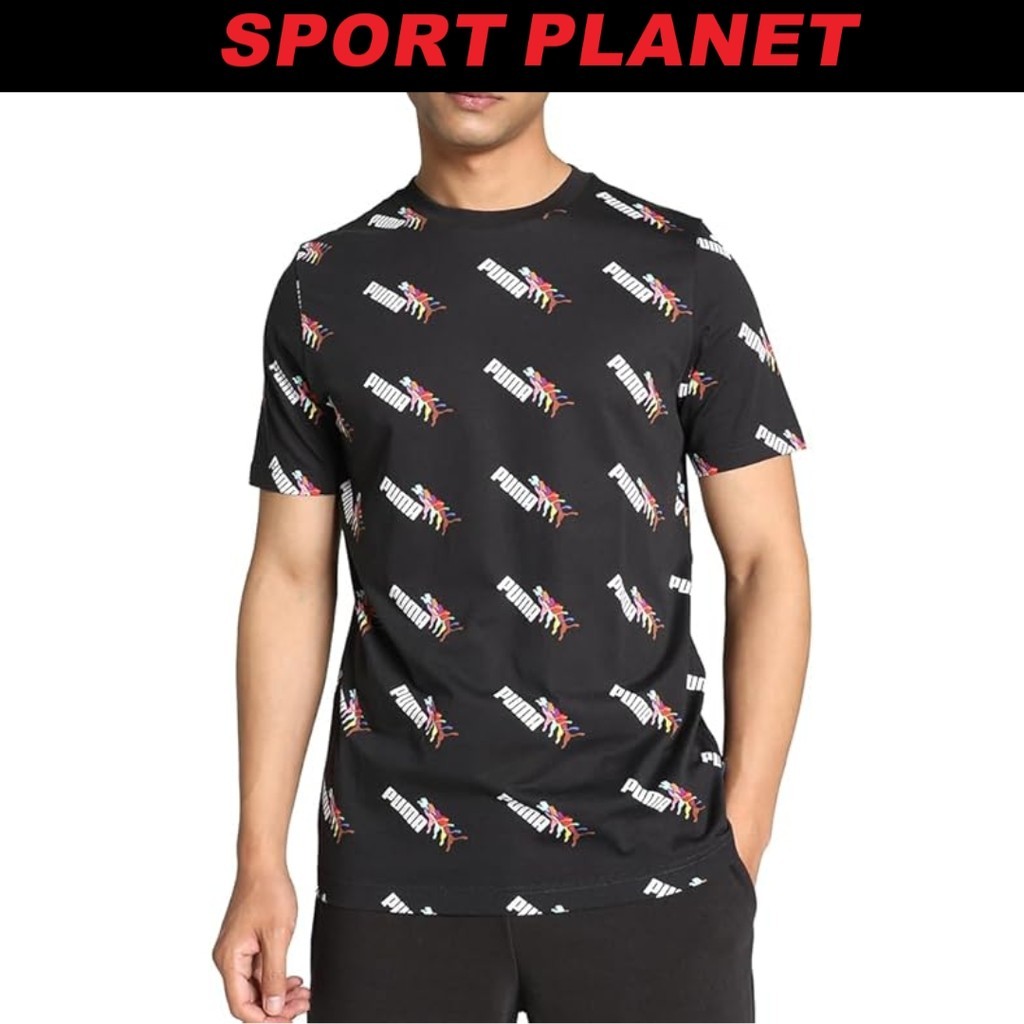 Puma Men Essentials Love Wins Tee Shirt Baju Lelaki (680001-01) Sport Planet 32-38
