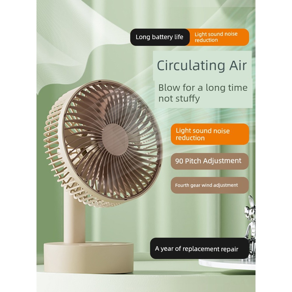 usb kipas mini kipas mini bateri tahan lama mini kipas aircond Bliss Bird 2026 New Style Shaking Head usb Small Fan Student Dormitory Household Charging Desktop Electric Fan Office Work-Position Table Fan High Wind Small Desktop Long Battery Life