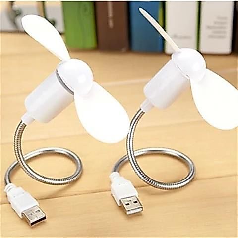 kipas mini bateri tahan lama mini kipas kipas usb kereta Portable Mini Snake-Shaped Small Fan Computer Notebook USB Power Bank Fan Desktop Fan Electric Silent