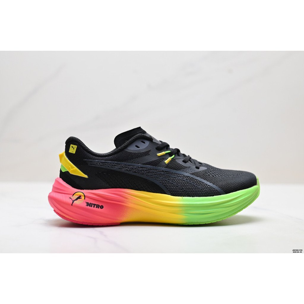 Puma shoes/Puma sneakers Deviate Nitro 3 Men Women Running shoes Men Women shoes Soft-Soled shoes Breathable Perspiration Mesh All-Match Simple Anti-Slip Grip TSZY