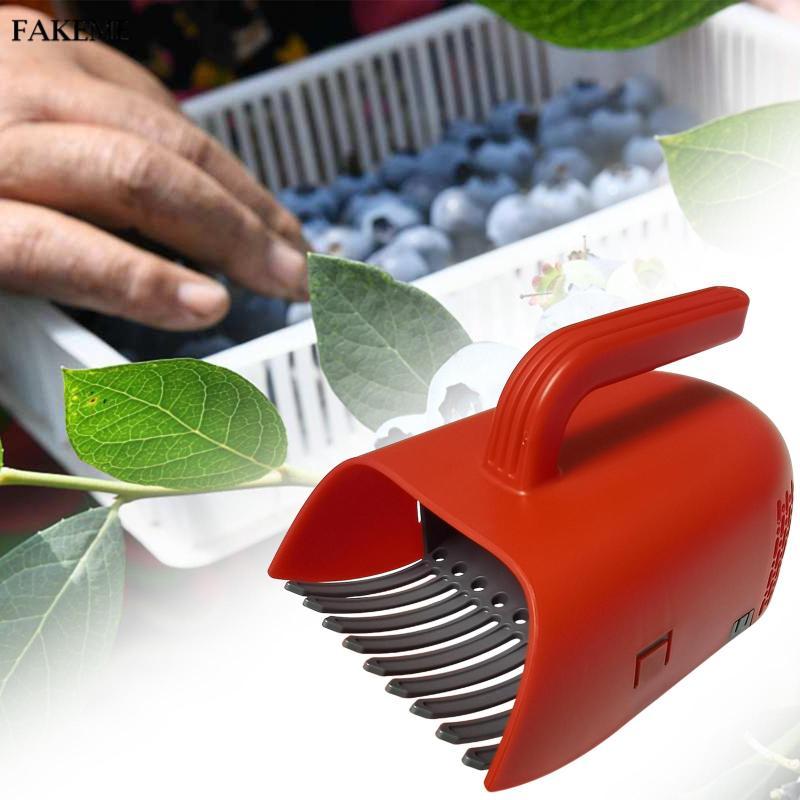 FAKEME Sturdy Berry Picker Rake PP Material Handheld Harvester Tool for Blueberries and Blackcurrants Collection