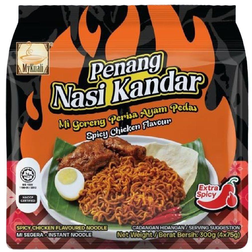 MyKuali Penang Nasi Kandar Noodle Soy Sauce Chicken Flavour 4x75g