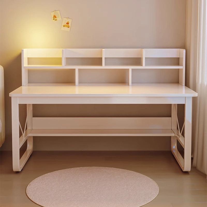 Desk and Bookshelf Integrated Home Bedroom Student Study Writing Desk Office Desk Computer Desk Desktop Writing Table Desk