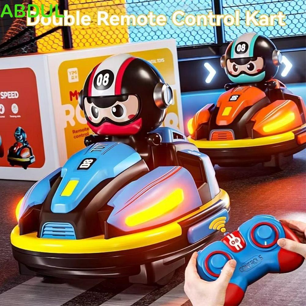 ABDUL RC Battle Bumper Car Toy, Simulated Nitrogen Children's Remote Control Toys Cars, Radio Controlled Toy Electric Rechargeable Interactive RC Bumper Karting Toy Outdoor Park