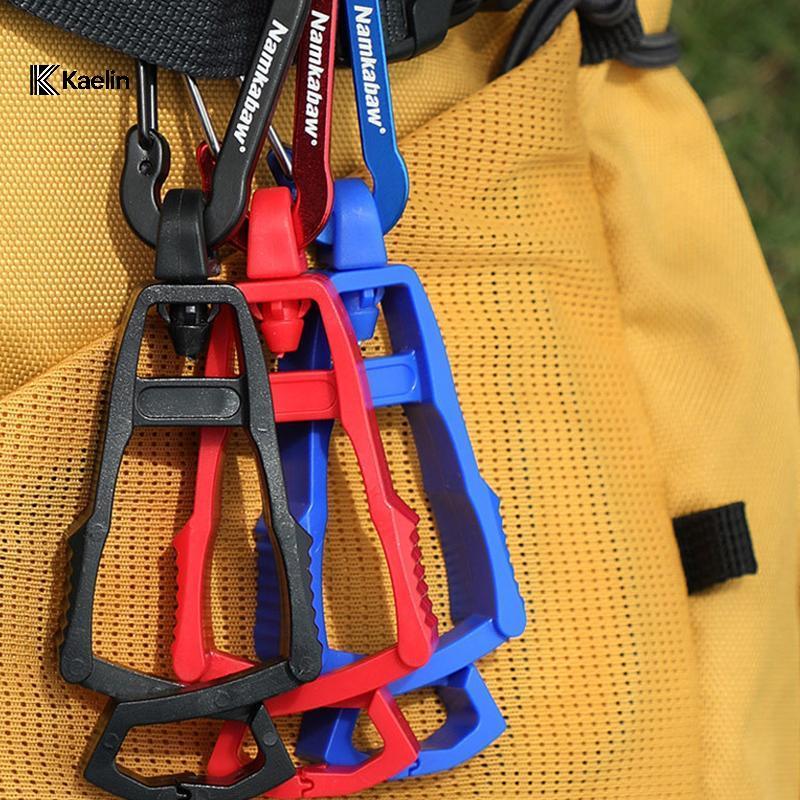 [Kaelin] 1Pc Outdoor Glove Clip Multi-purpose Anti-drop Hook Work Gloves Holder Clip Keys Safety Clamp Camping Tools