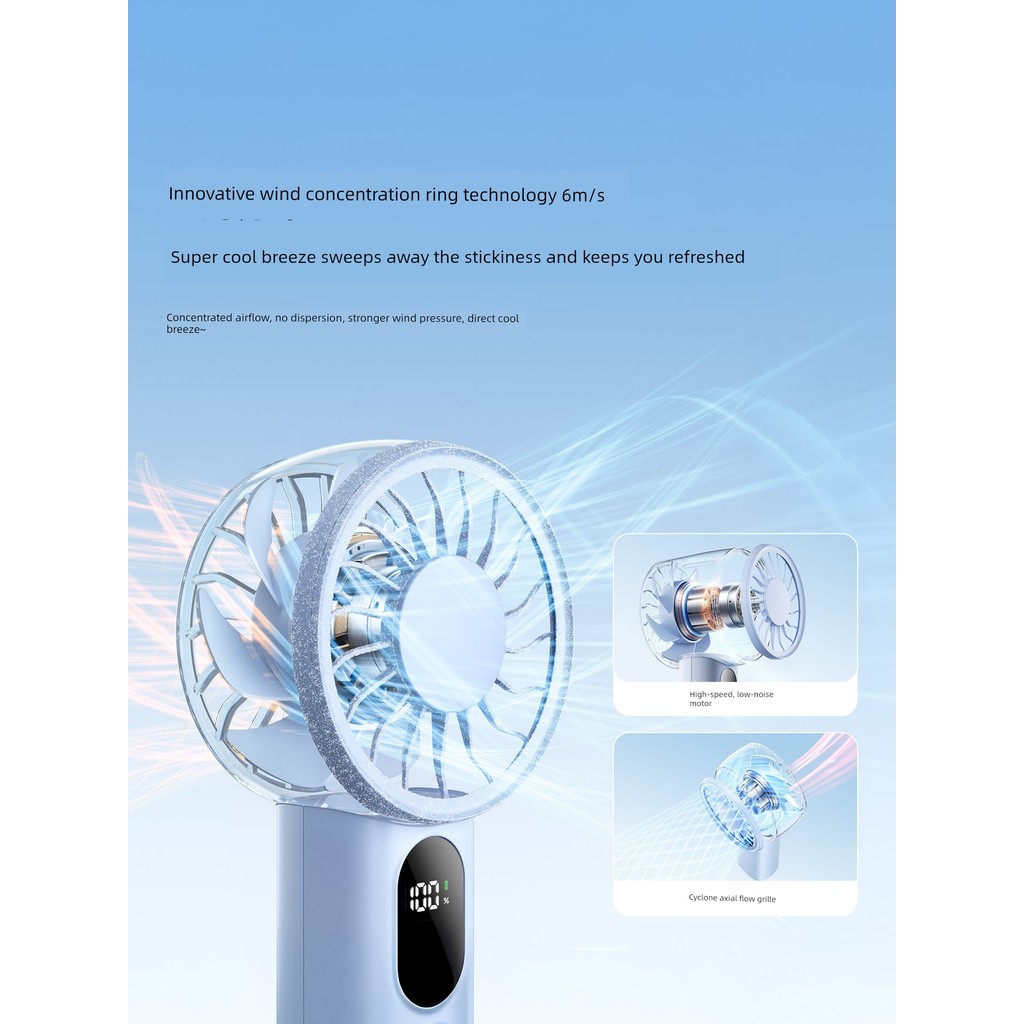 | 制冷小风扇 | kipas turbo mini 【kipas mini bateri tahan lama】 ♜Ecoli Vitality Handheld Fan Desktop usb Electric Fan Small Mini Portable Portable Charging Small Fan Silent Office Desk Student Dormitory Long Battery Life Baby Blowing Rice Complementary Food♝