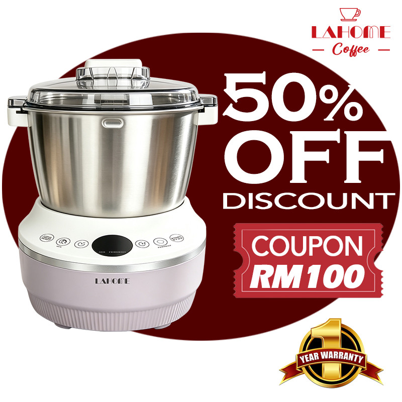 Lahome Smart 3.5L Dough Mixer Kneading Machine Flour Mixers Baking Bread Blender Bakery Tepung Mesin (Mesin Pengadun)