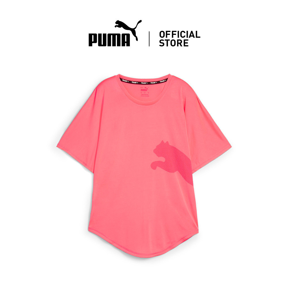[NEW] PUMA Train All Day Women's Big Cat Tee (Pink)