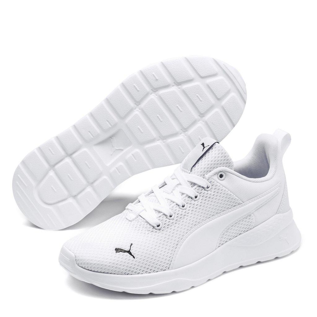 Puma Unisex Juniors Anzarun Lite Junior Shoes ( White/ White) - Sports Direct