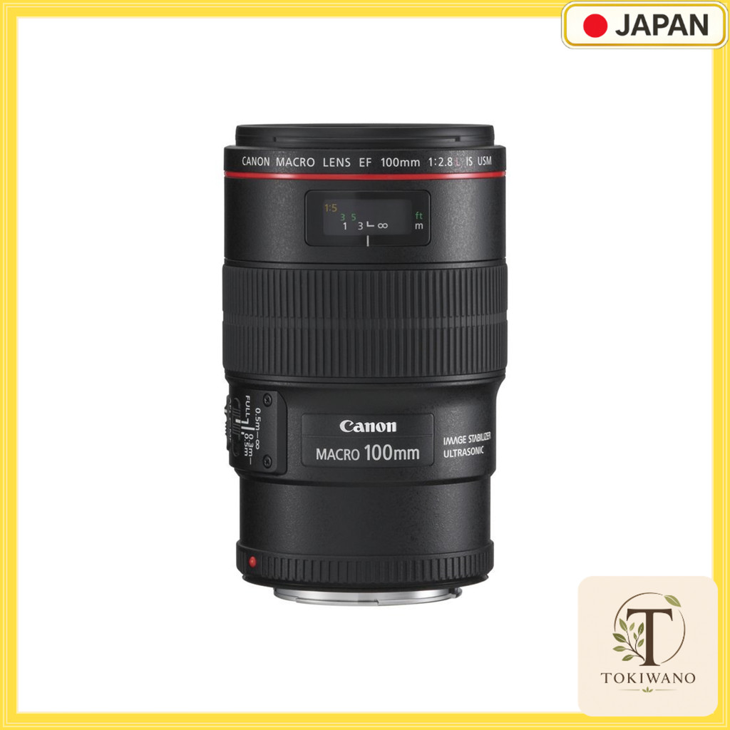 【 Used 】 Canon EF Lens EF100mm F2.8L Macro IS USM Macro Lens